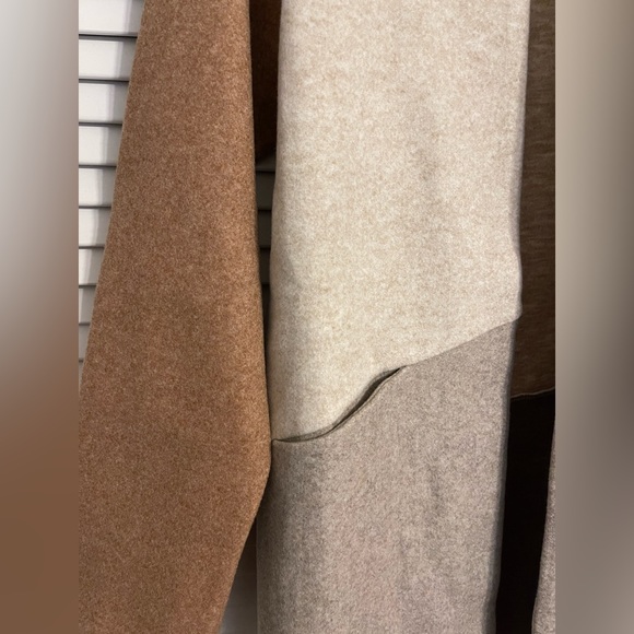 Whitmore Open Front Color block Coat - Picture 3 of 5